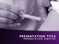 Free Vaccination PowerPoint Template Title Master