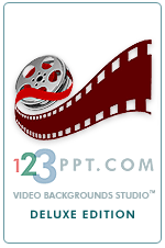 The 123PPT Video Backgrounds Studio Deluxe Edition