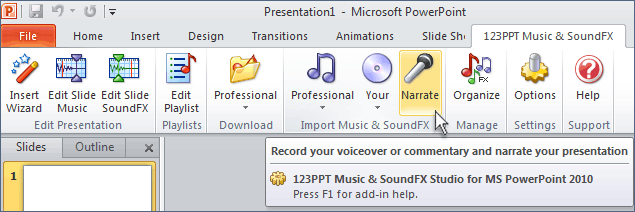 Record your voiceovers and narration directly inside PowerPoint for your PowerPoint slides and presentation