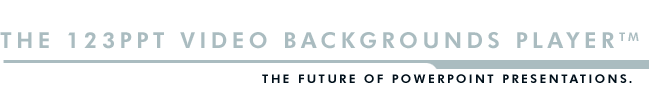 Full screen full motion video backgrounds in PowerPoint