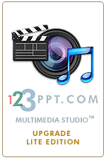 The 123PPT Multimedia Studio for PowerPoint Upgrade Lite License