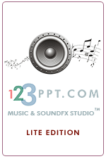 The 123PPT Music & SoundFX Studio Lite Edition