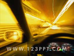 Night Driving Tunnel Lights Photo Image