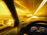Night Driving Tunnel Lights presentation photo