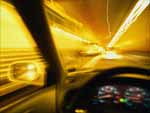 Night Driving Tunnel Lights presentation photo