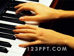 Playing Piano Photo Image