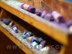 Artist Pastels Photo Image