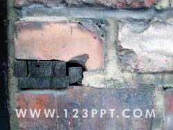 Decaying Brick Wall Photo Image