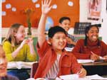 Raise Hand in Classroom presentation photo