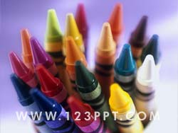 Childrens Crayons Photo Image
