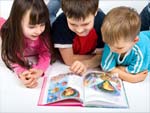 Children Reading presentation photo