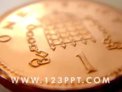 An English Penny Photo Image