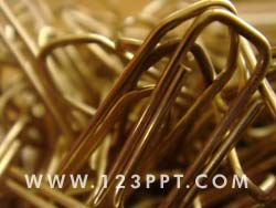 Office Paper Clips Photo Image