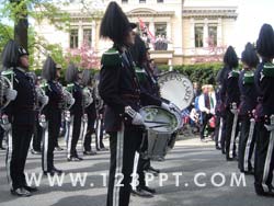 Drummers in Band Photo Image