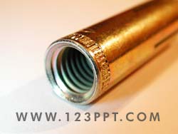 Metallic Screw Plug Detail Photo Image