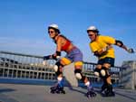 Roller blading presentation photo