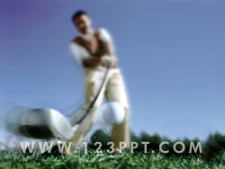 Golf Tee-Off Drive Photo Image