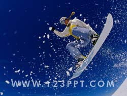 Girl Snowboarding Photo Image