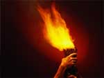 Olympic Torch presentation photo