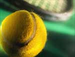 Tennis Ball & Racket presentation photo
