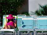 Sunbathing by the Pool presentation photo