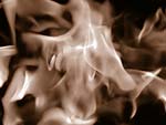 Abstract Fire PowerPoint Background