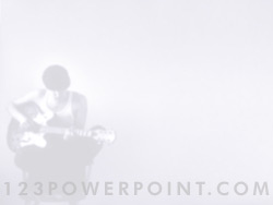 Playing Guitar powerpoint background