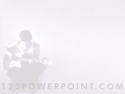 Playing Guitar powerpoint background