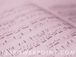 Sheet Music powerpoint background