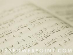 Sheet Music powerpoint background