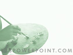 Artist Painting powerpoint background