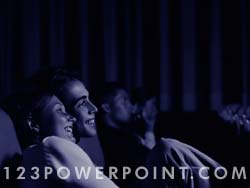 At the Movies Cinema powerpoint background