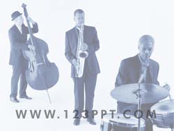 Jazz Music Musicians powerpoint background