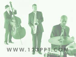 Jazz Music Musicians powerpoint background