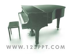 Grand Piano powerpoint background