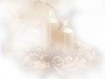 Christmas Candle PowerPoint Background