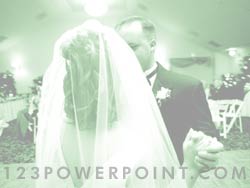 Bride and Groom powerpoint background