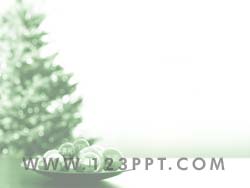 Christmas Tree & Baubles powerpoint background