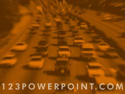 Traffic Congestion powerpoint background