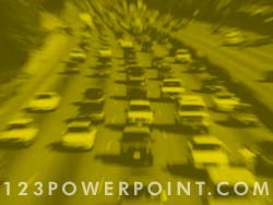 Traffic Congestion powerpoint background
