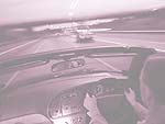 Driving on the Highway PowerPoint Background