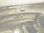 Driving on the Highway PowerPoint Background