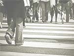 Pedestrian Crossing PowerPoint Background