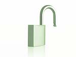 Security Padlock PowerPoint Background