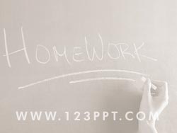 Homework powerpoint background