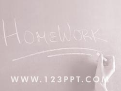 Homework powerpoint background