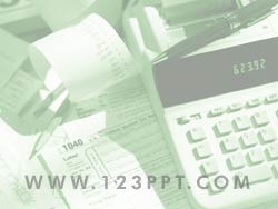 Calculate Tax Return powerpoint background