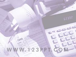Calculate Tax Return powerpoint background