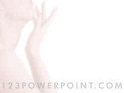Woman Neck & Hand powerpoint background