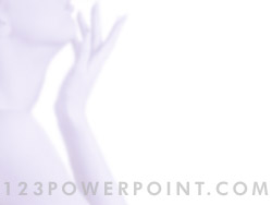 Woman Neck & Hand powerpoint background